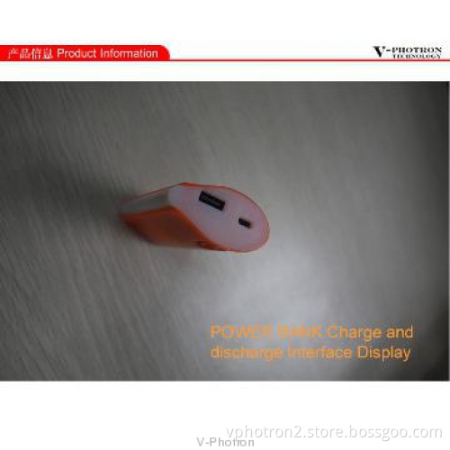 2013 design full capacity power bank 5200mah with flash light